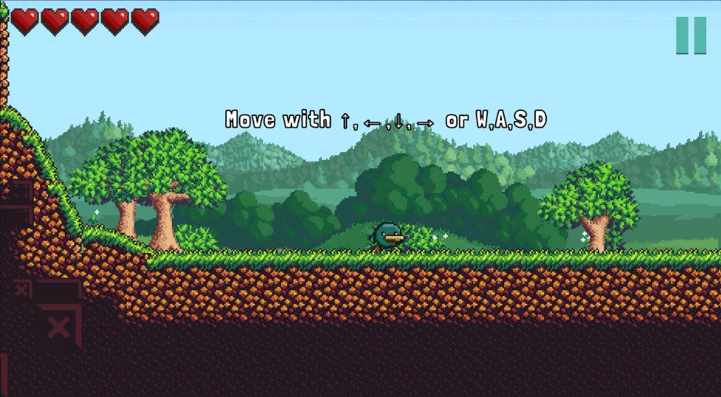 YuliGame - first steps and ledges